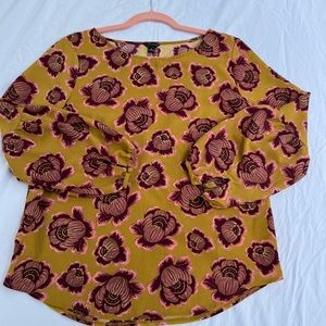 Ann Taylor Floral Blouse - S